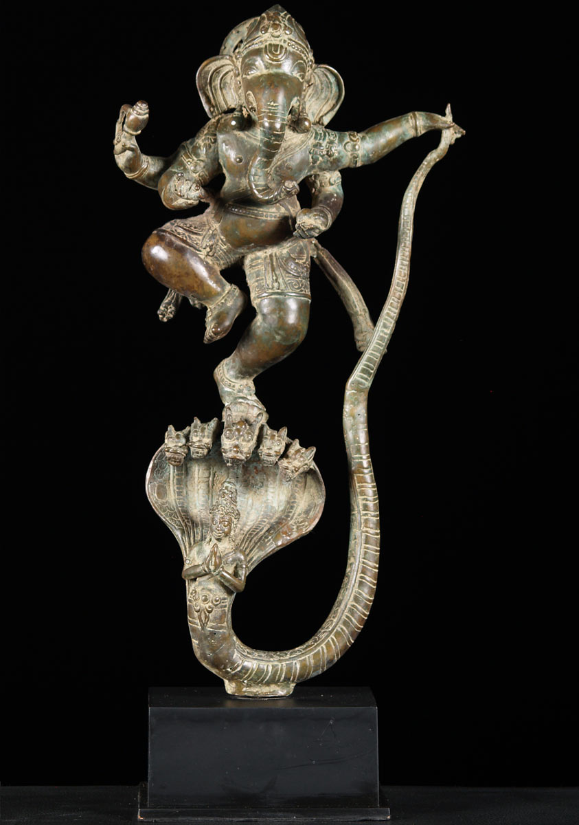 Brass Kalinga Ganesh Statue 24"